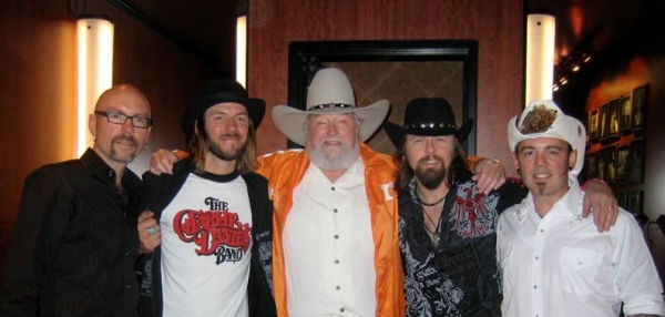 The Road Hammers Meet Charlie Daniels Backstage At The Opry