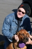 Webb and actor David Keith at Tracy Lawrence Turkey Fry 2008