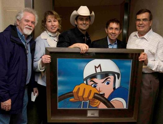 GAC's Ed Hardy, Sarah Trahern, Brad Paisley, Bill Simmons, Joe Galante