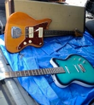 Guitars-flood-damaged