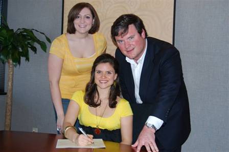 Megan Monroe completes her membership application for the Country Music Association Megan Monroe completes her membership application for the Country Music Association