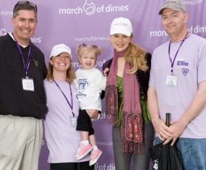 Nicole Kidman and the top Family Team at the March for Babies Nashivlle event
