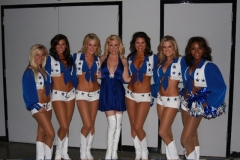 Stephanie Beck-Williams and Dallas Cowboy Cheerleaders