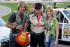 T.J. Bell of Red Horse Racing was presented a guitar at the Texas Motor Speedway courtesy of The Roys and Peavy